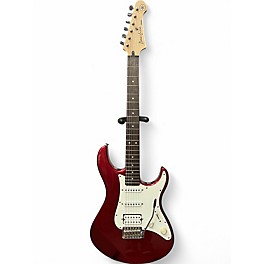 Used Yamaha PAC012 Candy Apple Red Solid Body Electric Guitar