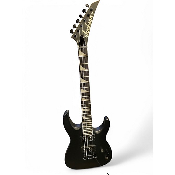 Used Jackson JS22 Dinky Satin Black Solid Body Electric Guitar