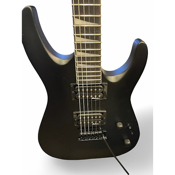 Used Jackson JS22 Dinky Satin Black Solid Body Electric Guitar