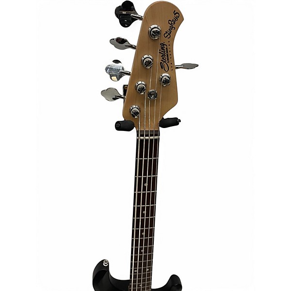 Used Sterling by Music Man Sting Ray 5 HH Ruby Red Burst Electric Bass Guitar