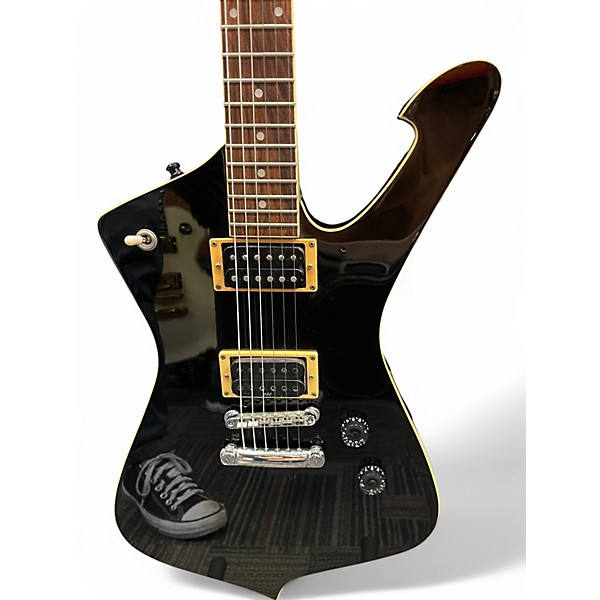 Used Ibanez IC300 Black Solid Body Electric Guitar