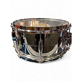Used Gretsch Drums 14X6.5 Brooklyn Series Snare Chrome Over Brass Chrome Drum