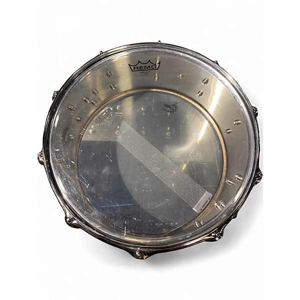 Used Gretsch Drums 14X6.5 Brooklyn Series Snare Chrome Over Brass Chrome Drum