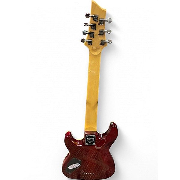 Used Schecter Guitar Research OMEN EXTREME 7 Black Cherry Solid Body Electric Guitar