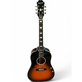 Used Epiphone EJ160E John Lennon Signature 2 Tone Sunburst Acoustic Electric Guitar