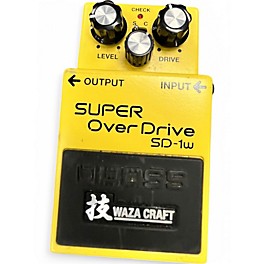 Used BOSS SD1W Super Overdrive Waza Craft Effect Pedal