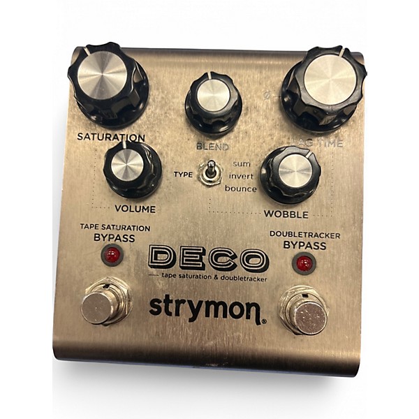 Used Strymon Deco Tape Saturation and Doubletracker Delay Effect Pedal