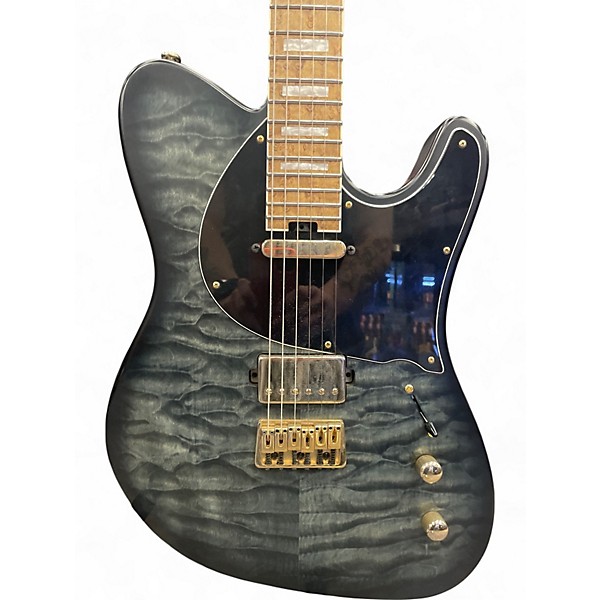 Used Balaguer Select-Custom Thicket Black Burst Solid Body Electric Guitar