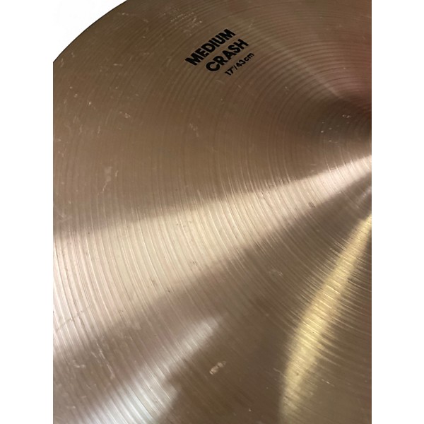 Used Zildjian 17in medium crash Cymbal