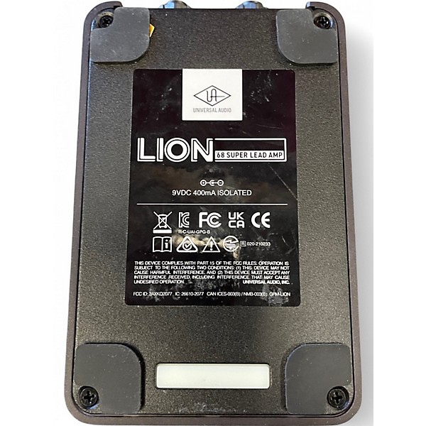 Used Universal Audio Lion 68' Super Lead Amp Effect Pedal
