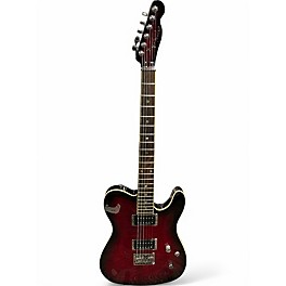 Used Fender Special Edition Custom Telecaster FMT HH Dark Cherry Burst Solid Body Electric Guitar