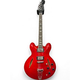 Used Cozart Custom Trini Lopez 335 Clone Red Hollow Body Electric Guitar