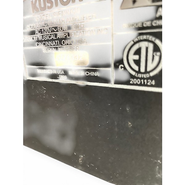 Used Kustom  SIENNA 30 Guitar Combo Amp