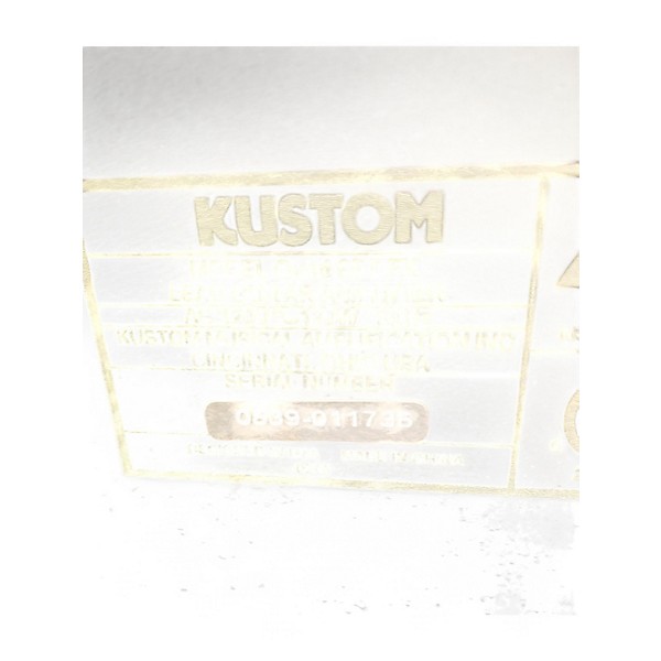 Used Kustom QUAD 65 DFX Guitar Combo Amp