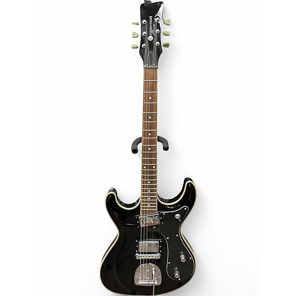 Used Eastwood sidejack standard  Black Solid Body Electric Guitar