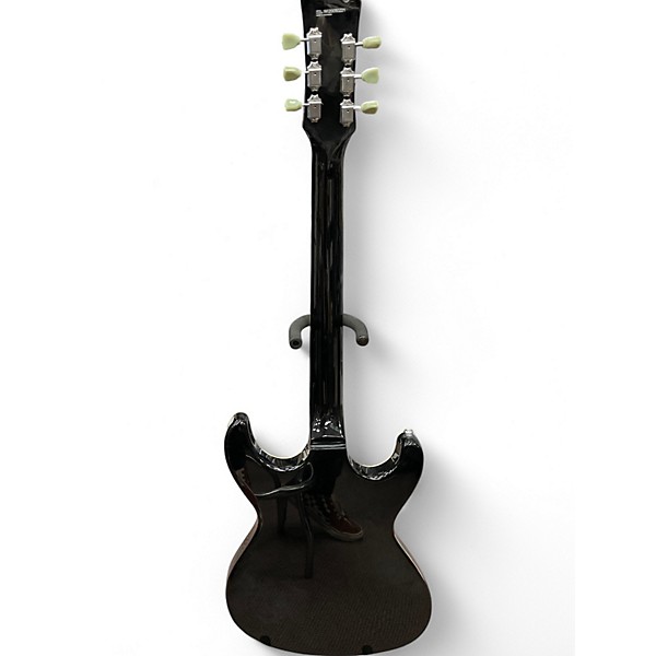 Used Eastwood sidejack standard  Black Solid Body Electric Guitar