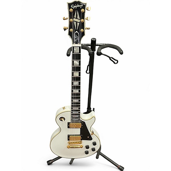Used 2024 Epiphone Les Paul Custom inspired by gibson custom shop Alpine White  Solid Body Electric Guitar