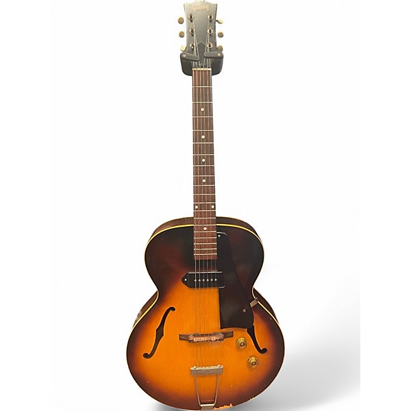 Vintage 1950s Gibson ES-125 Sunburst Hollow Body Electric Guitar