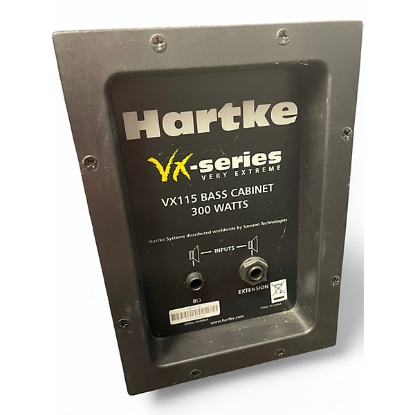 Used Hartke VX115 300W 8Ohm 1x15 Bass Cabinet