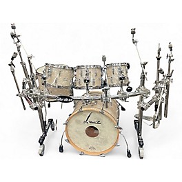 Used SONOR 5 Piece VINTAGE SERIES  White Drum Kit