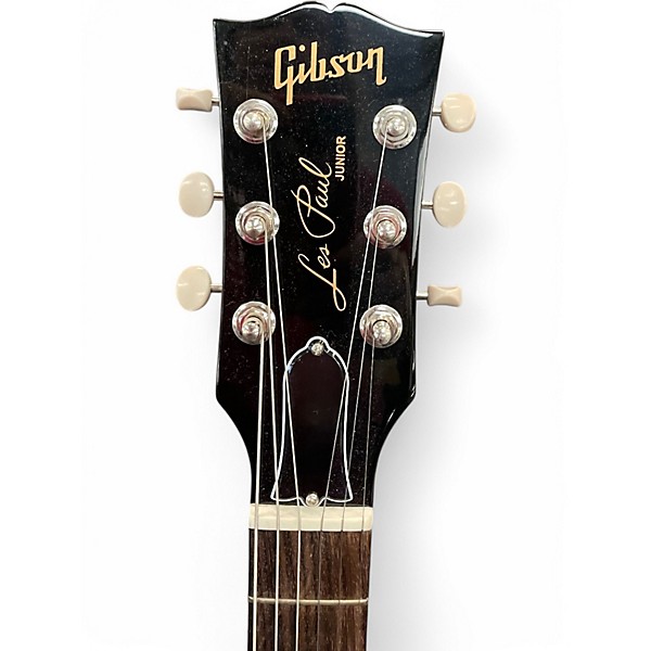 Used 2023 Gibson Les Paul Junior Black Solid Body Electric Guitar