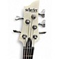 Used Schecter Guitar Research C5 DELUXE WHITE Electric Bass Guitar