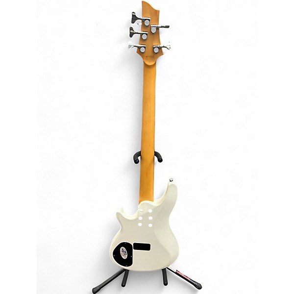 Used Schecter Guitar Research C5 DELUXE WHITE Electric Bass Guitar