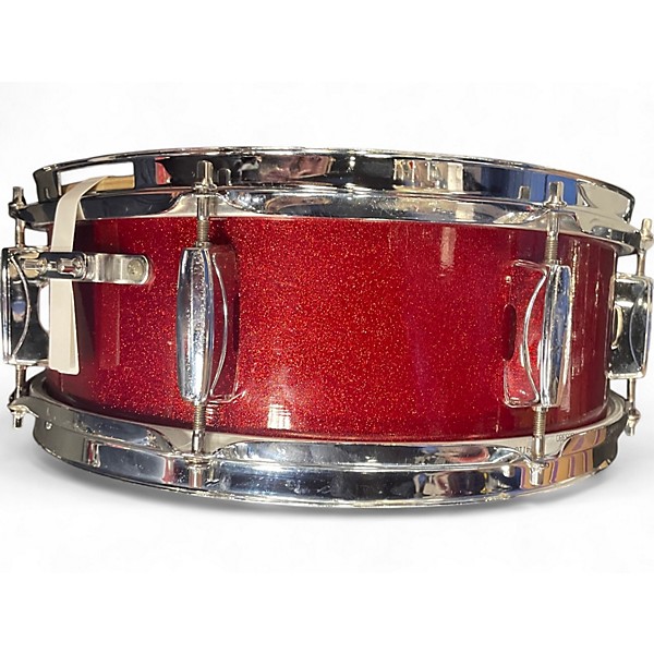Used TAMA 14X5 Imperialstar Snare Red Sparkle Drum