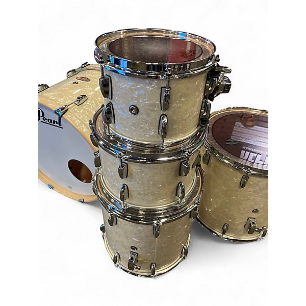 Used Pearl 6 Piece SESSION STUDIO SELECT Nicotine White Drum Kit