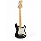 Used Starcaster by Fender Stratocaster Black Solid Body Electric Guitar thumbnail