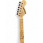 Used Starcaster by Fender Stratocaster Black Solid Body Electric Guitar