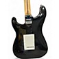 Used Starcaster by Fender Stratocaster Black Solid Body Electric Guitar
