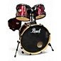 Used Pearl 5 Piece Export EX Maroon Drum Kit thumbnail