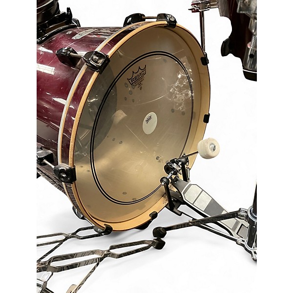 Used Pearl 5 Piece Export EX Maroon Drum Kit