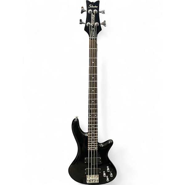 Used Schecter Guitar Research DELUXE 4 Black Electric Bass Guitar