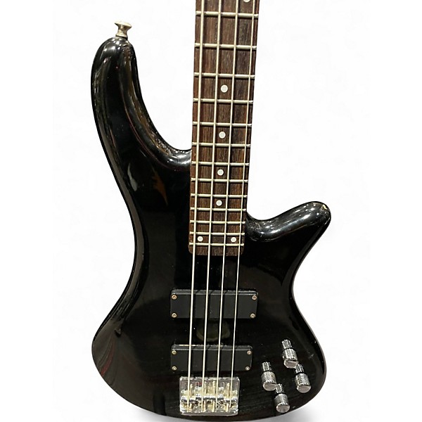 Used Schecter Guitar Research DELUXE 4 Black Electric Bass Guitar