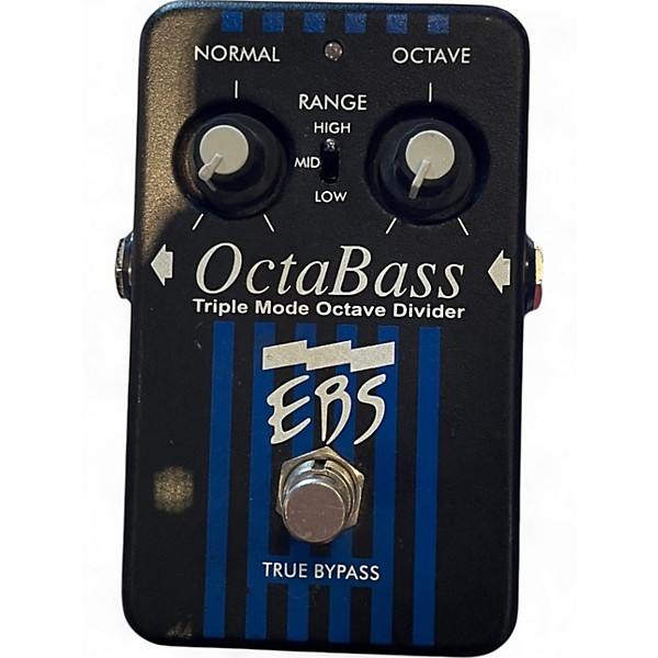 Used EBS Octabass Triple Mode Bass Octave Divider Bass Effect Pedal