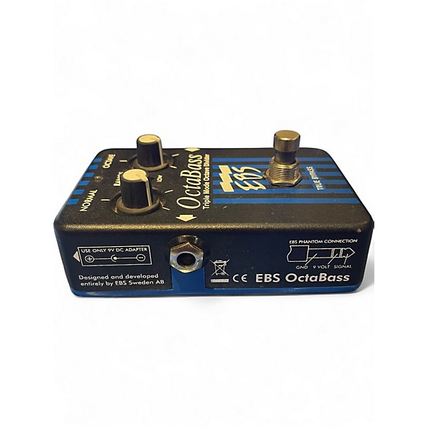 Used EBS Octabass Triple Mode Bass Octave Divider Bass Effect Pedal