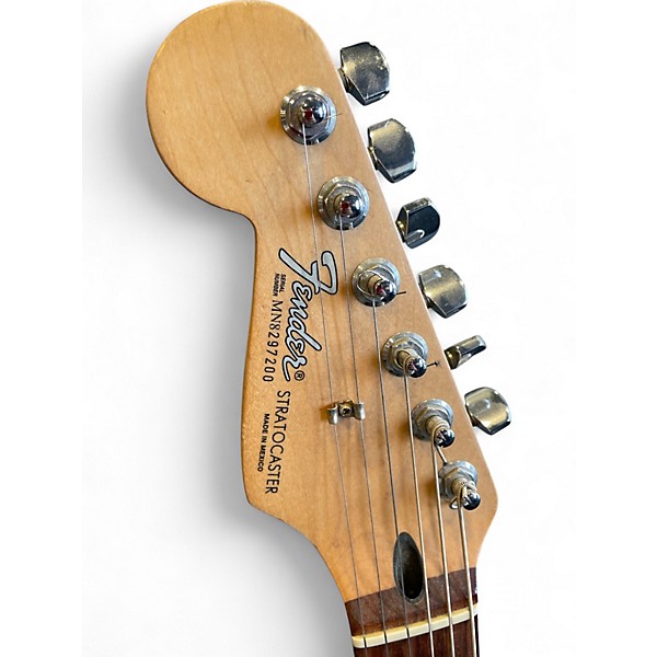 Used Fender Standard Stratocaster LH Purple Electric Guitar
