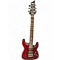 Used Schecter Guitar Research DAMIEN ELITE FR Trans Red Solid Body Electric Guitar thumbnail