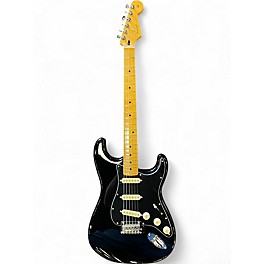 Used Fender Player Stratocaster Black Solid Body Electric Guitar