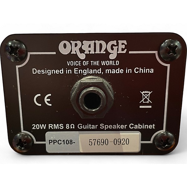 Used Orange Amplifiers PPC108 Guitar Cabinet