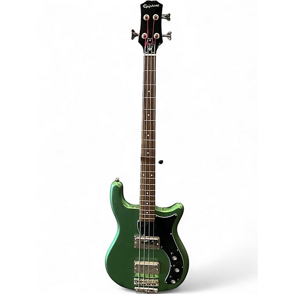 Used Epiphone Embassy Pro Green Electric Bass Guitar