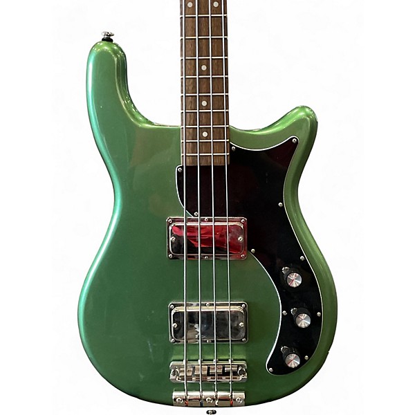 Used Epiphone Embassy Pro Green Electric Bass Guitar