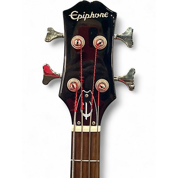 Used Epiphone Embassy Pro Green Electric Bass Guitar