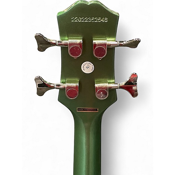 Used Epiphone Embassy Pro Green Electric Bass Guitar