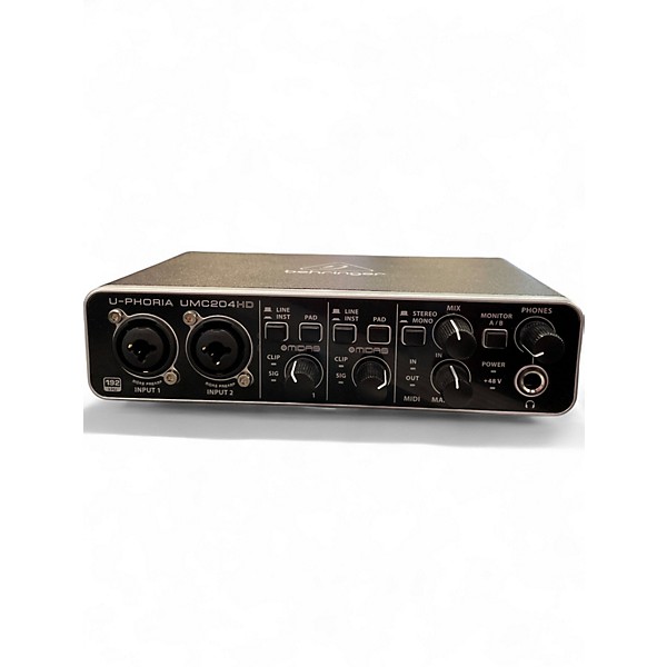 Behringer UMC204HD U-phoria USB Audio Interface for sale