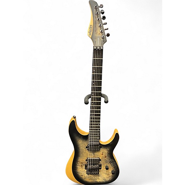 Used Schecter Guitar Research Reaper 6FR Natural Solid Body Electric Guitar