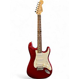 Used Squier Affinity Stratocaster Candy Apple Red Solid Body Electric Guitar