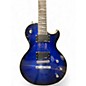 Used Schecter Guitar Research SOLO II SUPREME SEE THRU BLUE BURST Solid Body Electric Guitar